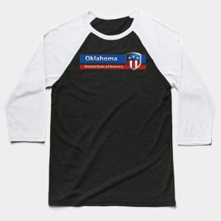 Oklahoma - United State of America Baseball T-Shirt